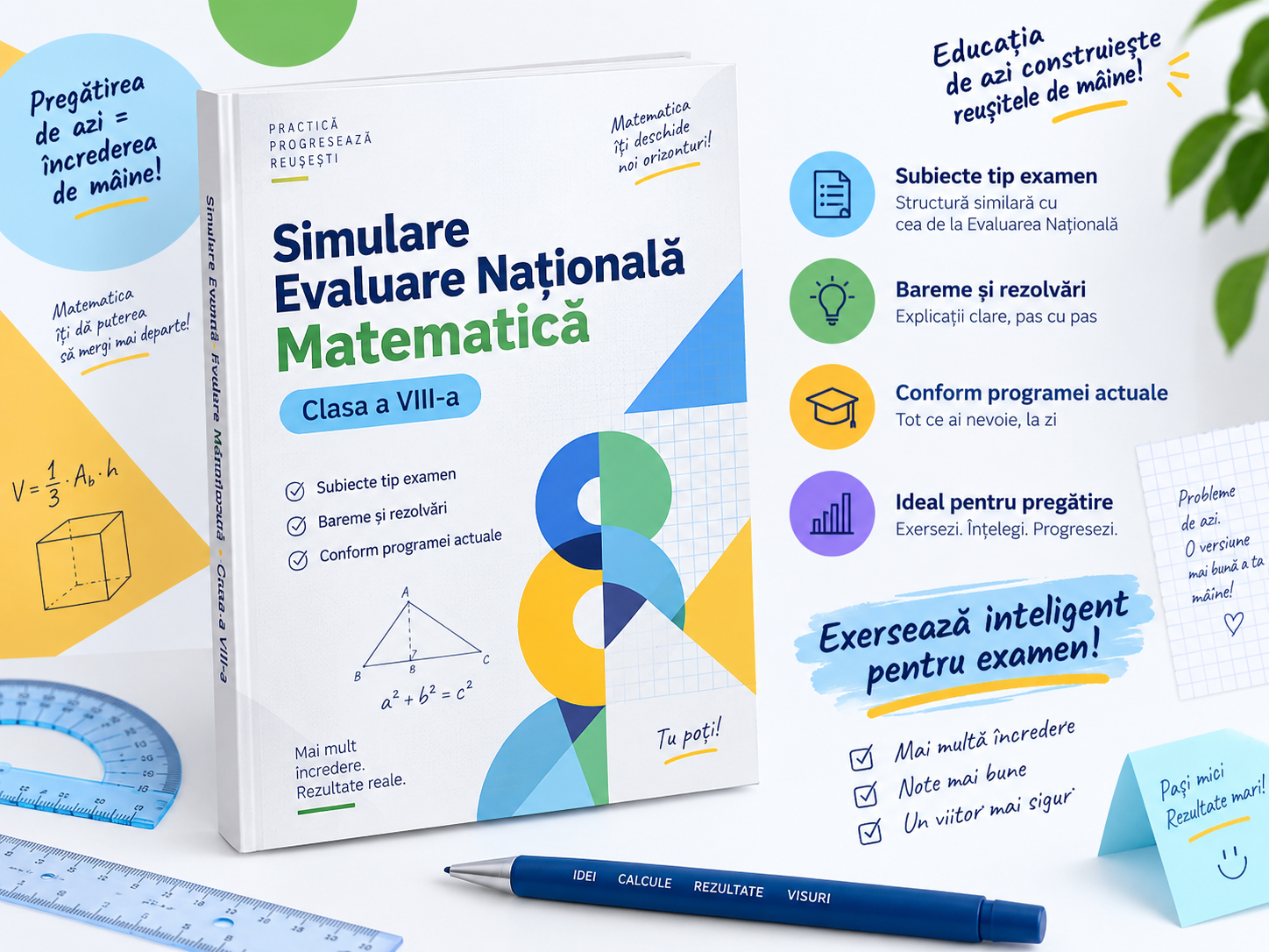 Simulare MATEMATICĂ Evaluare Națională + corectare individuală